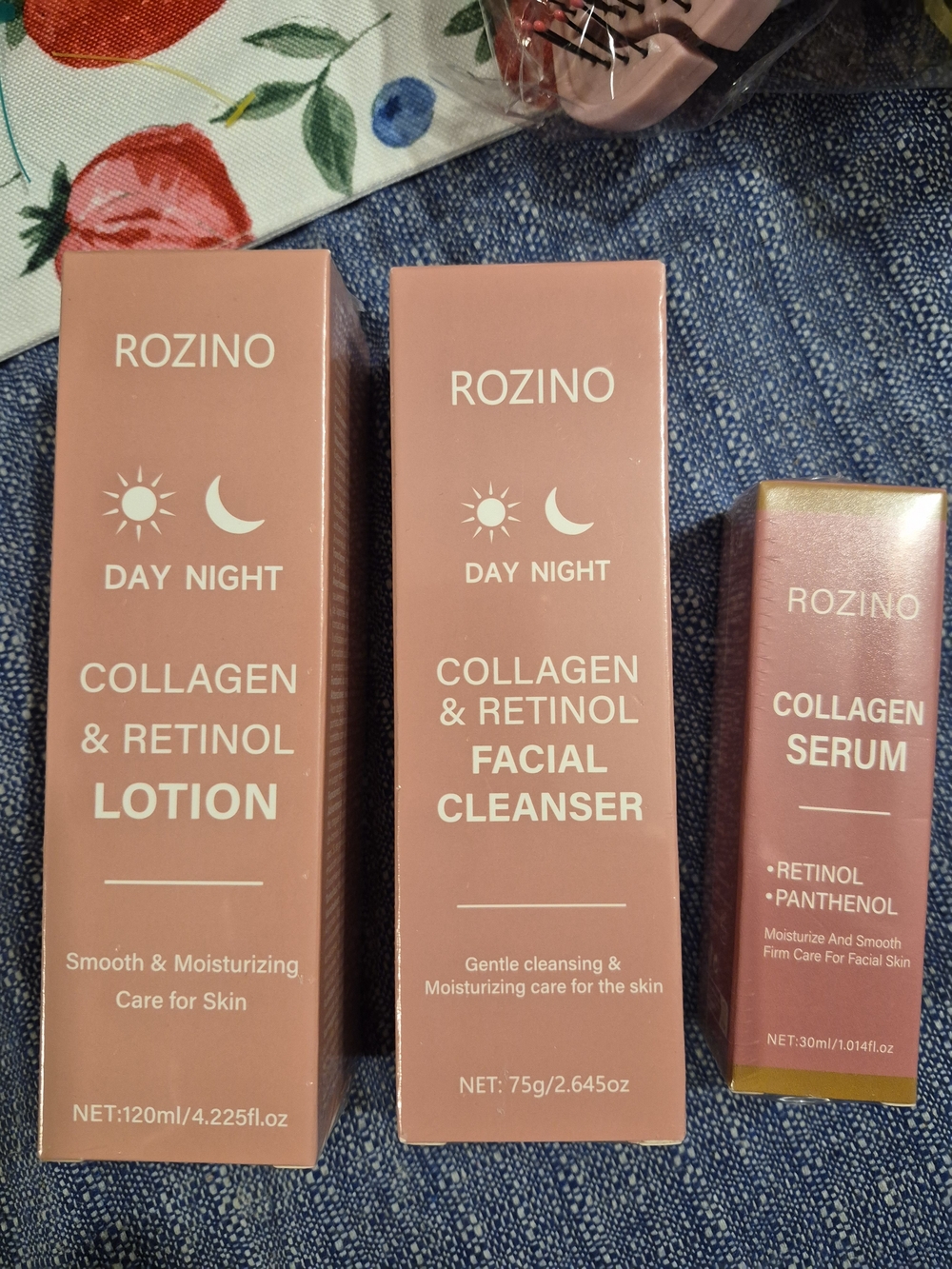 Rozino Skincare Bundle - Lotion, Cleanser, Serum And Masks - 5 Pieces